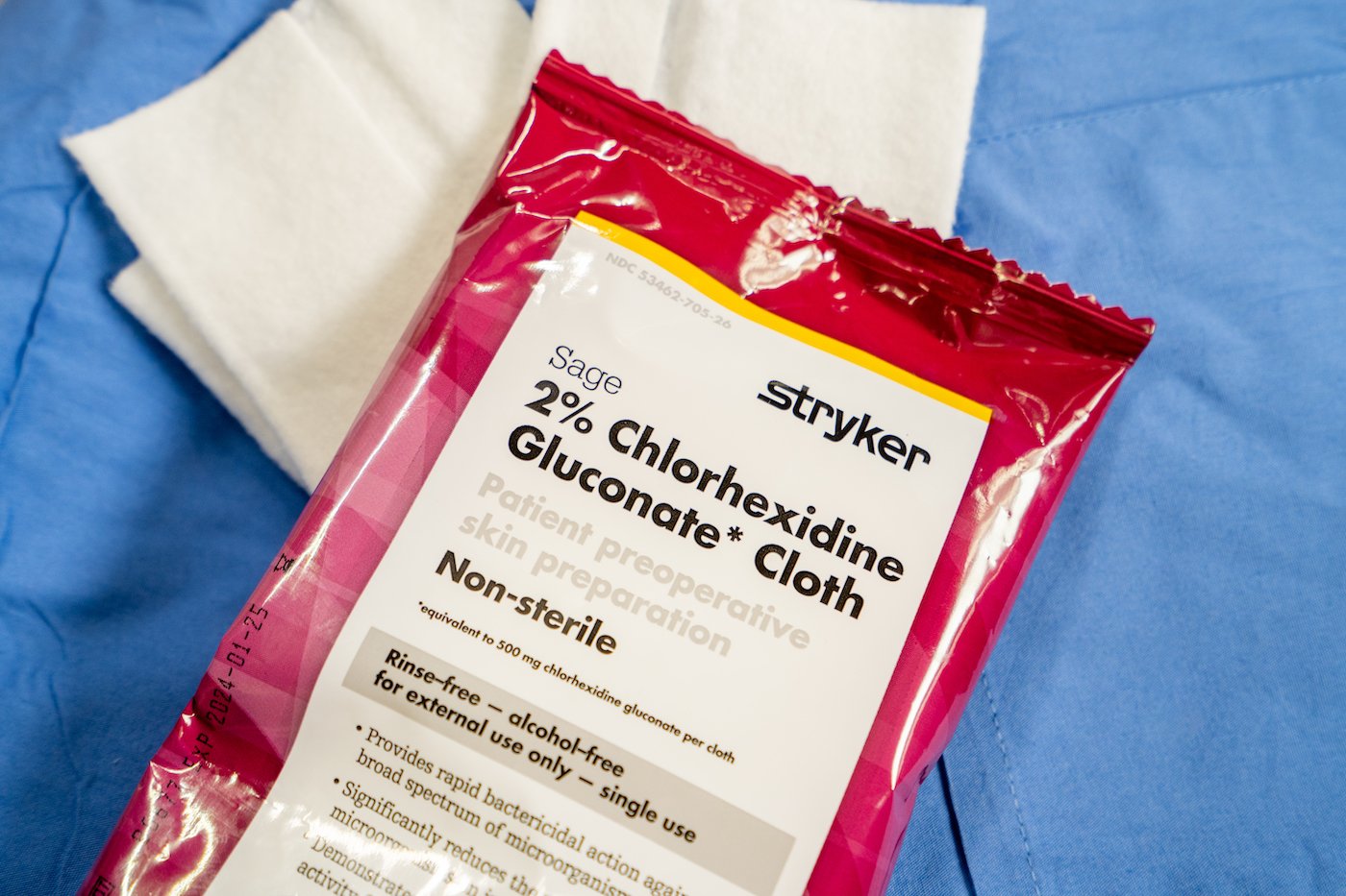 Chlorhexidine Gluconate (CHG) Wipes / Cloths - Image 4